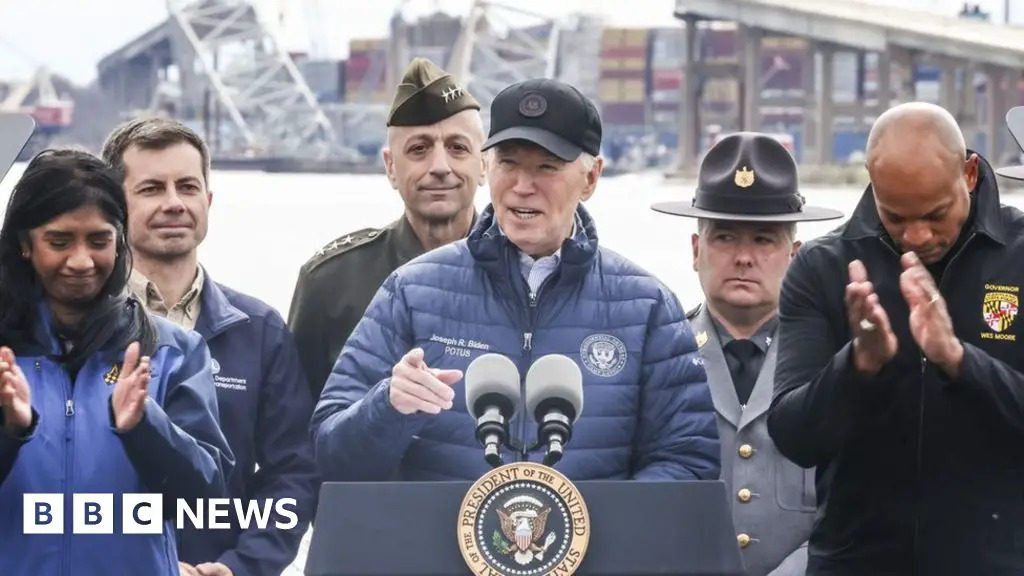 Biden vows to rebuild collapsed Baltimore bridge ‘rapidly’