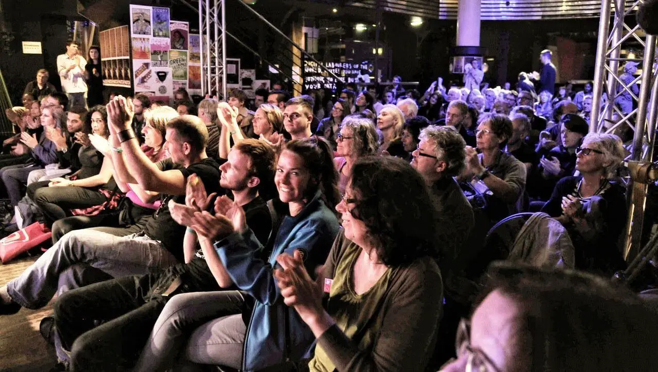 An evening with Momentum at the Labour Party conference