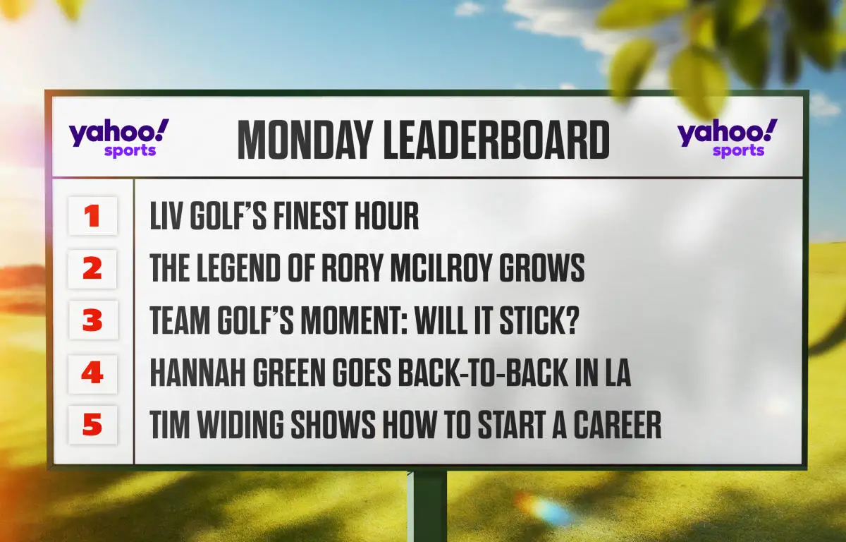 Monday Leaderboard: LIV Golf’s big win, Rory McIlroy’s legend grows