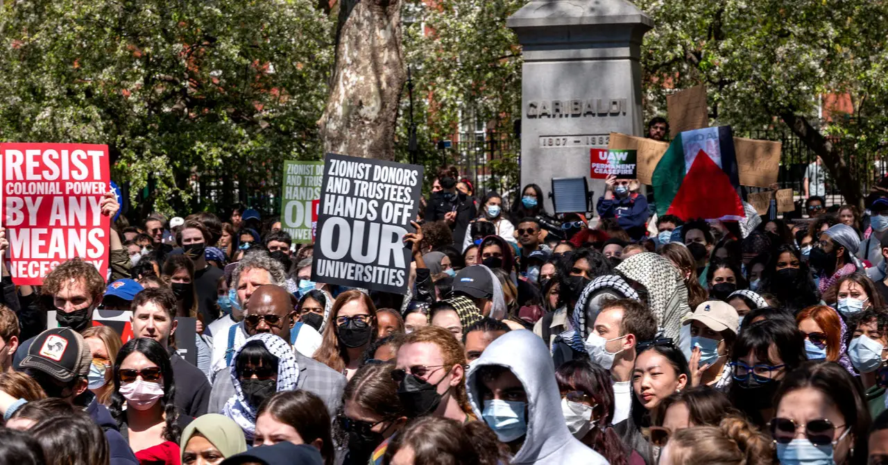 No, a Shadowy Figure Is Not Buying Tents for Columbia Student Protesters