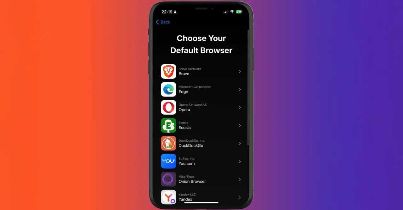Apple’s iPhone Browser-Choice Option Sucks. Its Competitors Have Ideas to Improve It