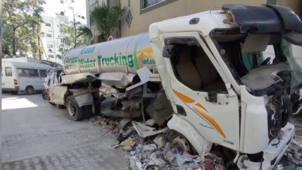 Canada contacts Israel after aid agency says water truck bombed in ‘targeted’ attack