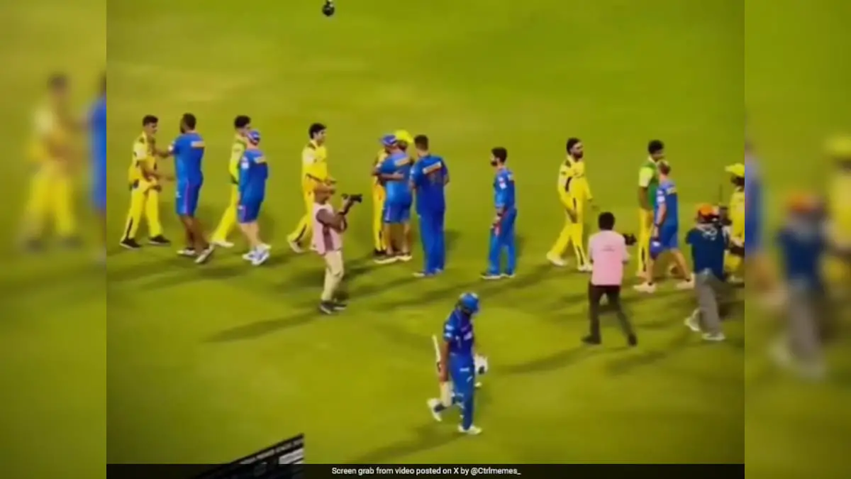 Rohit Sharma’s Lonely Walk Despite Century After CSK Beat MI Viral. Watch