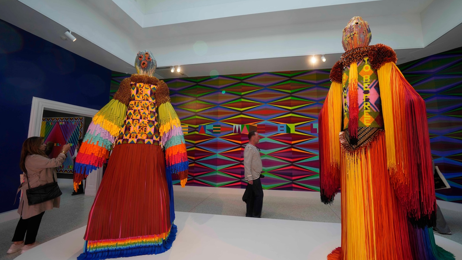 Choctaw artist Jeffrey Gibson is first Native American to represent the US solo at Venice Biennale