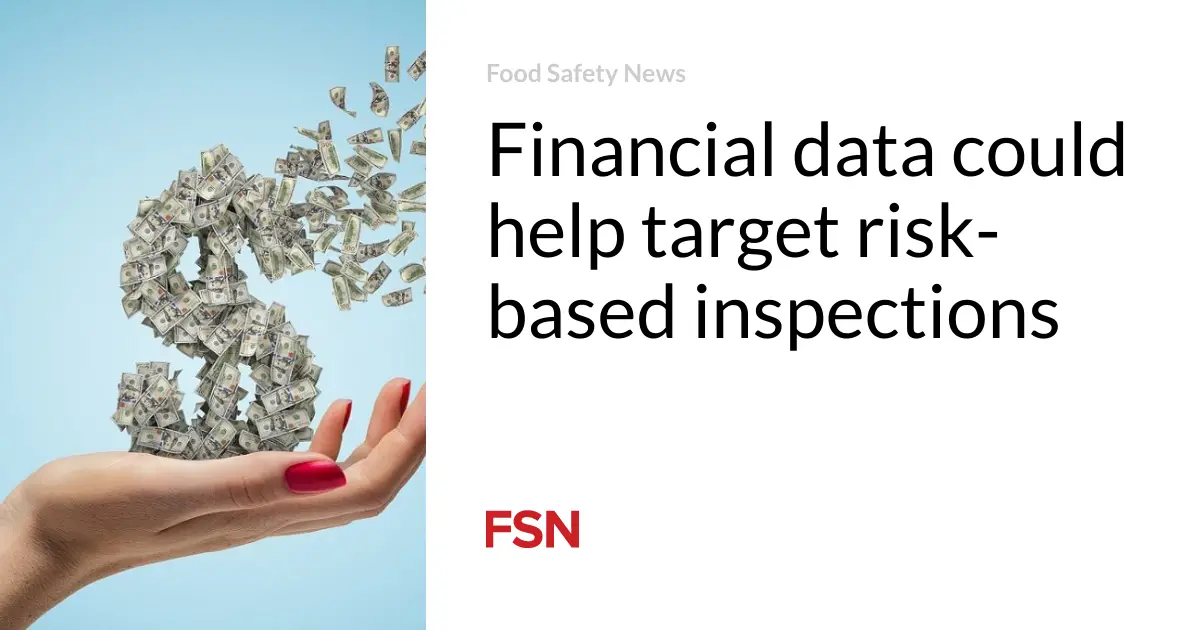 Financial data could help target risk-based inspections