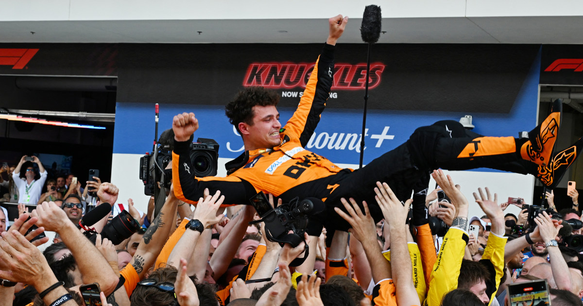 McLaren’s Lando Norris wins his first Formula 1 race at thrilling Miami Grand Prix