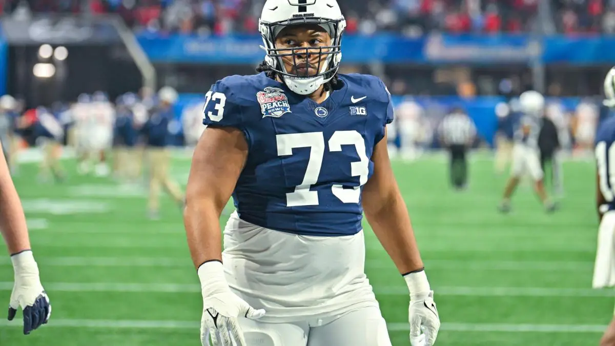 Patriots see Caedan Wallace moving from Penn State right tackle to NFL left tackle