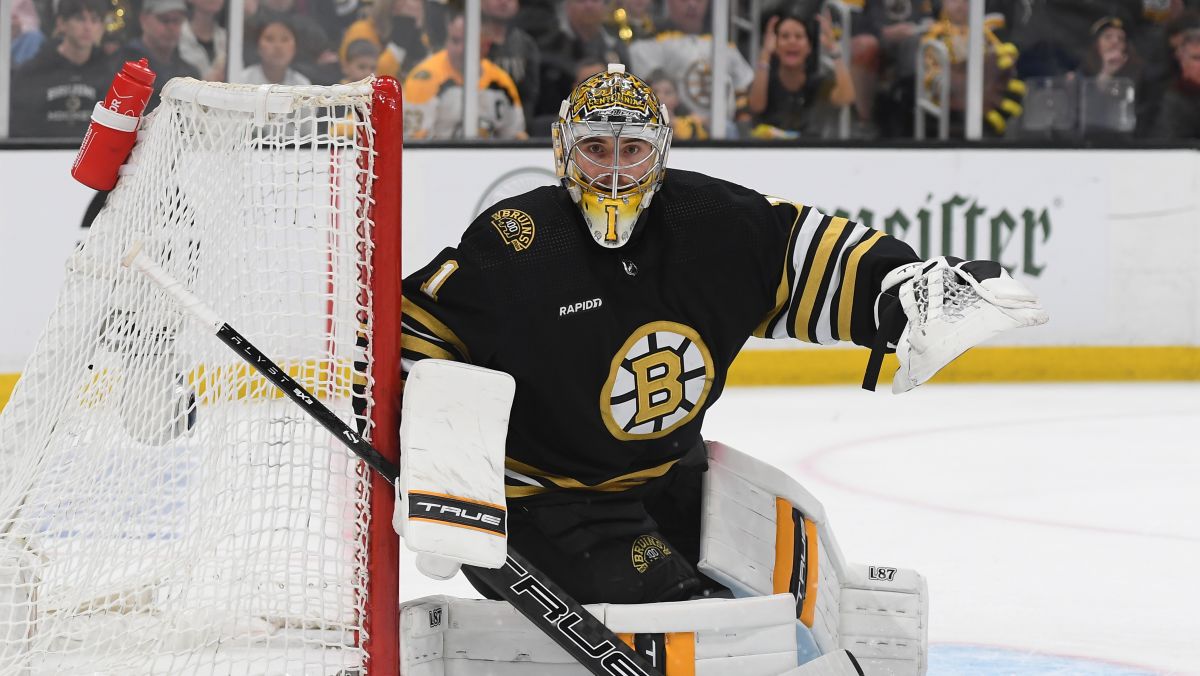 Swayman gives emotional reaction to Bruins fans’ chant at end of Game 6