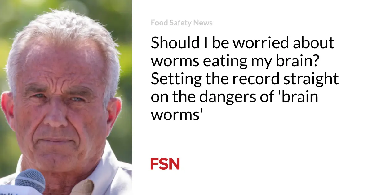 Should I be worried about worms eating my brain? Setting the record straight on the dangers of ‘brain worms’