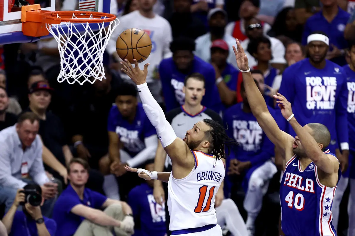 NBA Playoffs: Knicks advance past Sixers behind Jalen Brunson’s 41 points