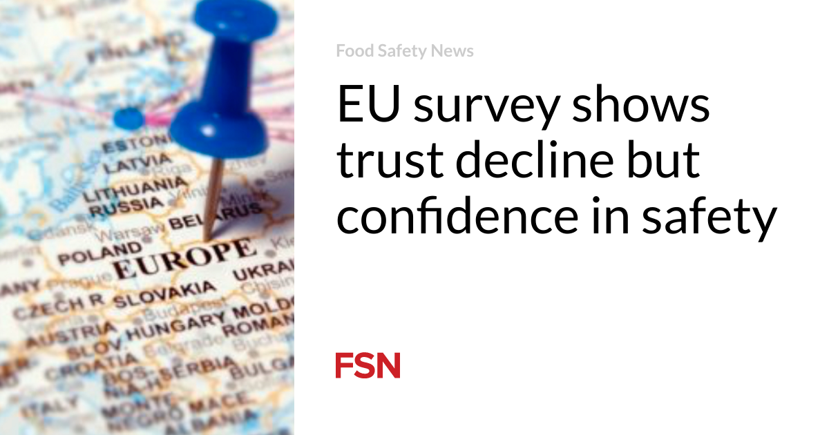 EU survey shows trust decline but confidence in safety