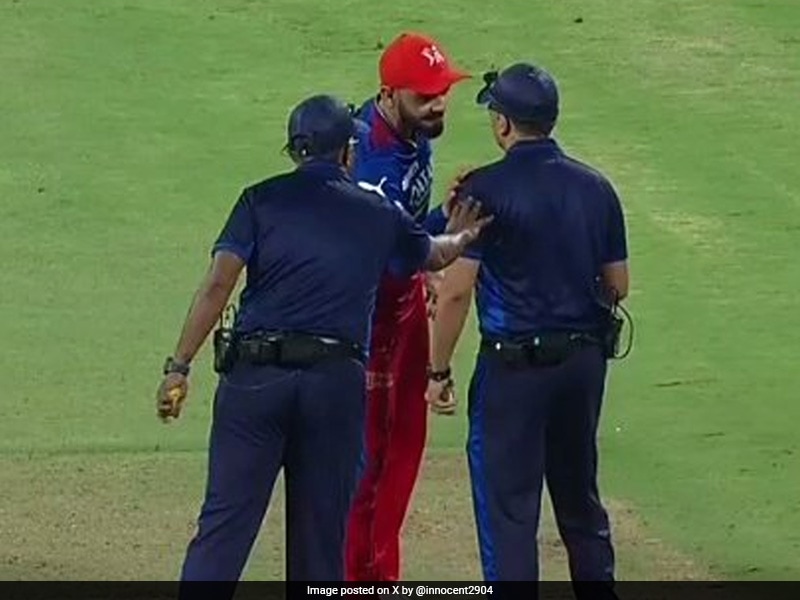 Virat Kohli’s Animated Chat With Umpire After RCB Star’s No Ball vs CSK Has Internet Talking