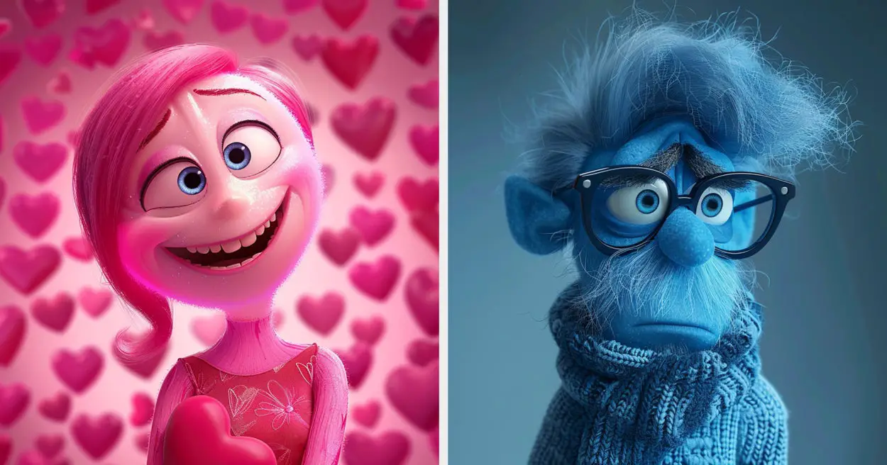 I Personified Some Emotions "Inside Out" Style — Let's See If You Can Name Them All On The Spot