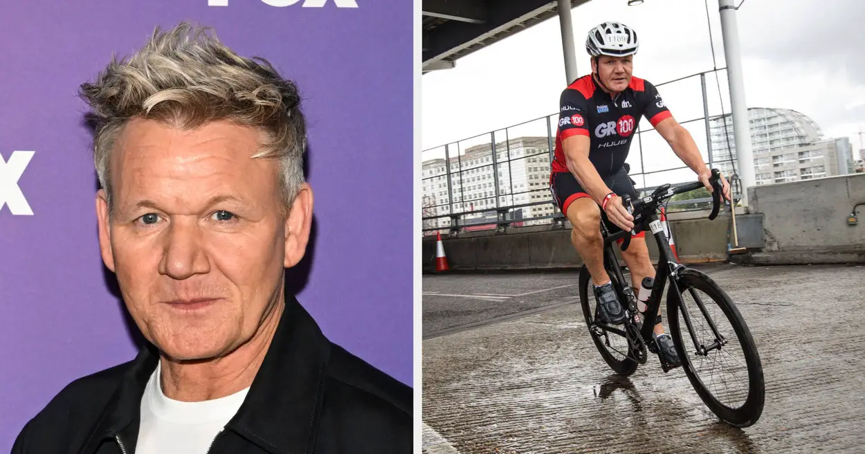 Gordon Ramsay Said He's "Lucky To Be Here" After A Devastating Bike Accident