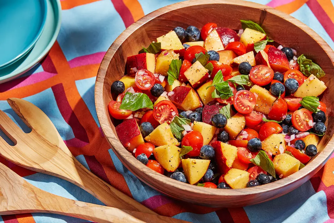 Tomato and Peach Salad Recipe