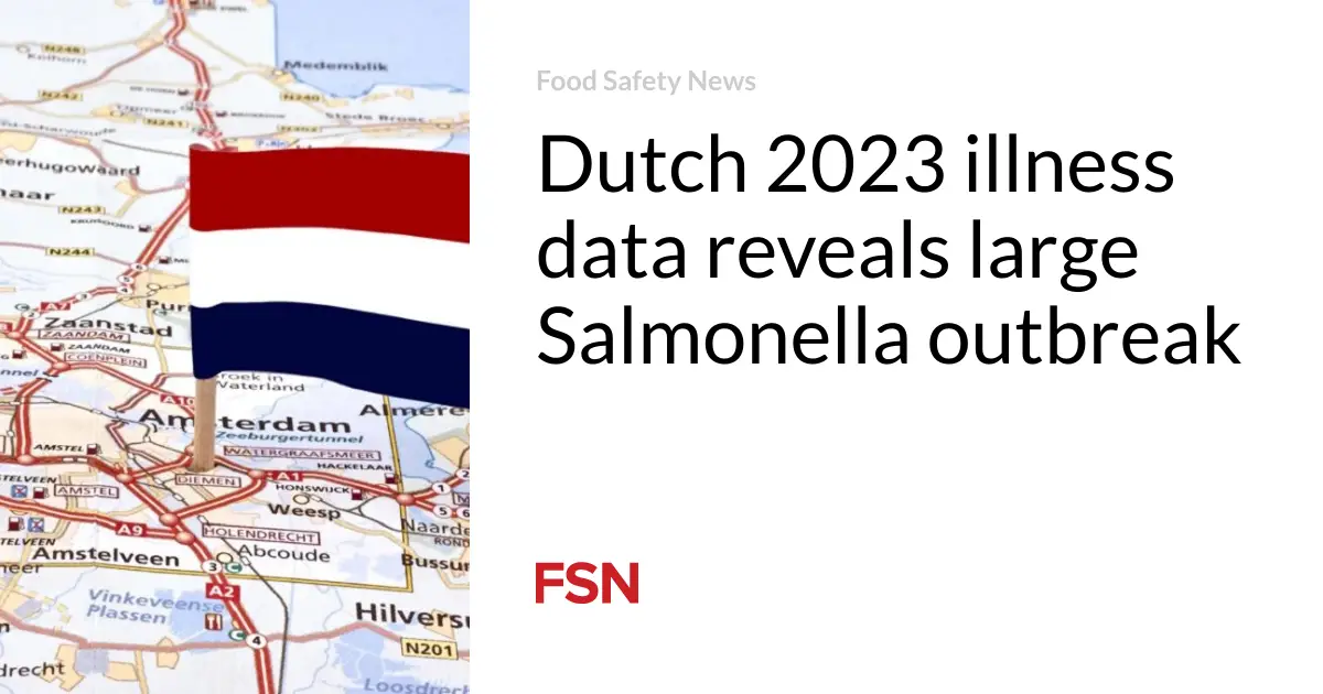 Dutch 2023 illness data reveals large Salmonella outbreak