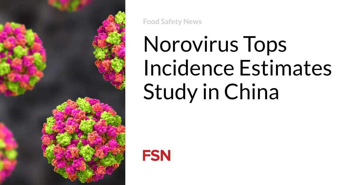 Norovirus Tops Incidence Estimates Study in China