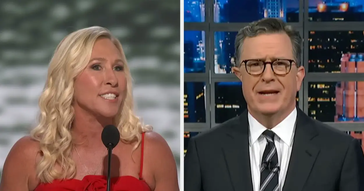 Stephen Colbert Was Disturbed By Marjorie Taylor Greene’s RNC Speech