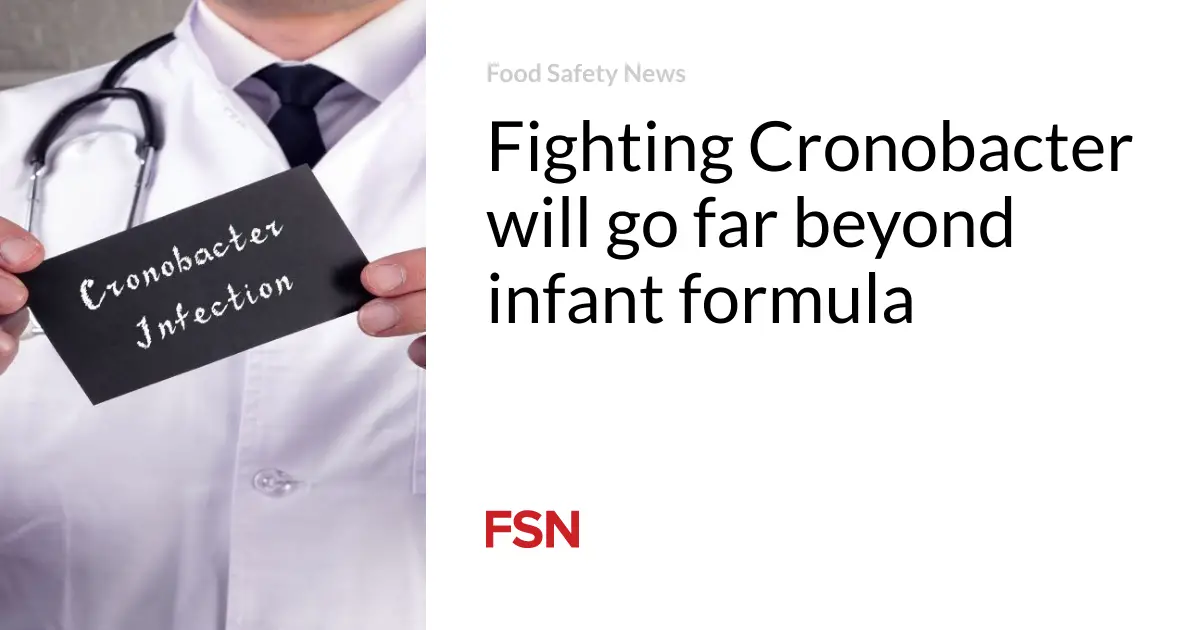 Fighting Cronobacter will go far beyond infant formula