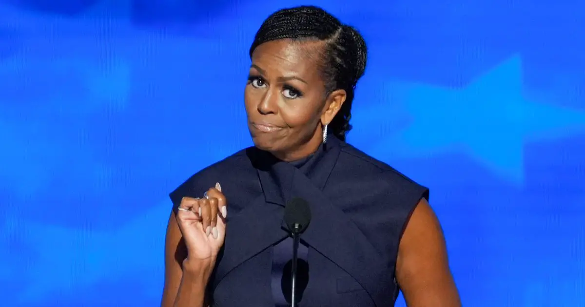 Michelle Obama Delivers Powerful Speech At DNC