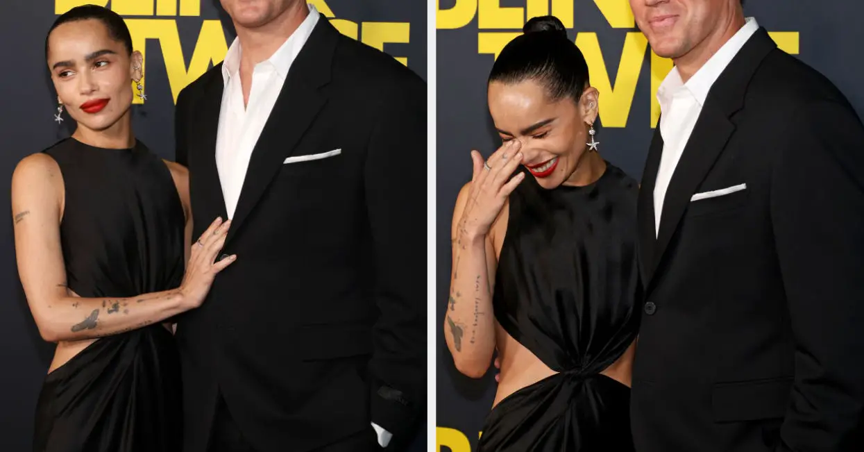 I'm Loving This "My Man, My Man, My Man" Energy Zoë Kravitz Is Giving Channing Tatum At The "Blink Twice" Premiere