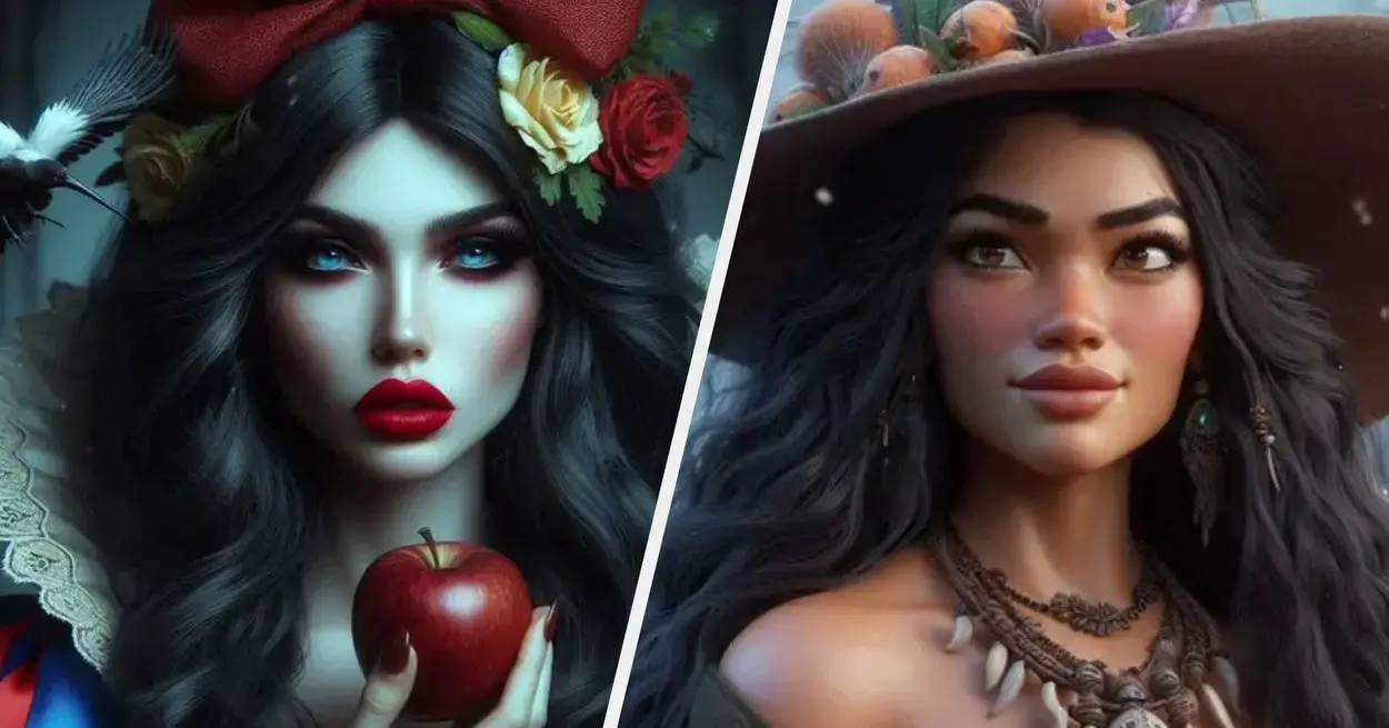 AI Turned Disney Princesses Into Enchanting Witches, And Some Turned Out Better Than Others