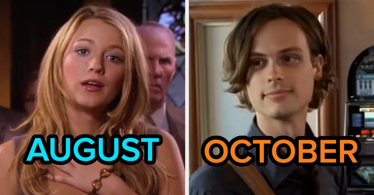 Your A-Z TV Show Choices Will Reveal Your Birth Month