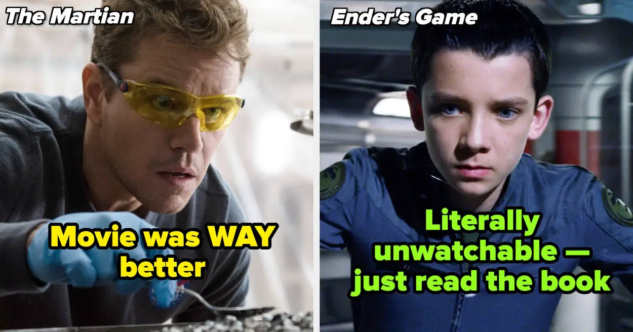 19 Movies That Utterly Butchered The Book They Were Based On, And 18 That Actually Made The Stories Better