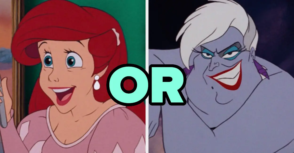 I Want To Know If You Prefer The Disney Princess Or The Villain