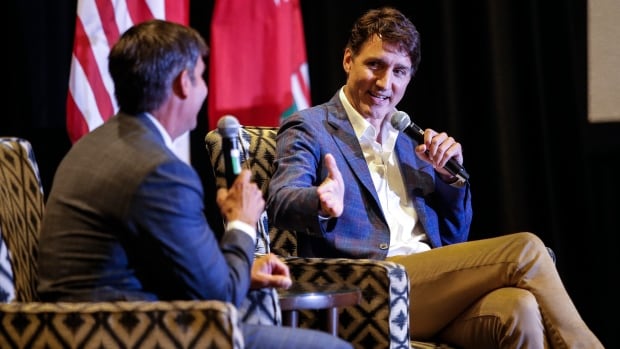 Trudeau defends arbitration call that ended railway lockout during stop in Winnipeg