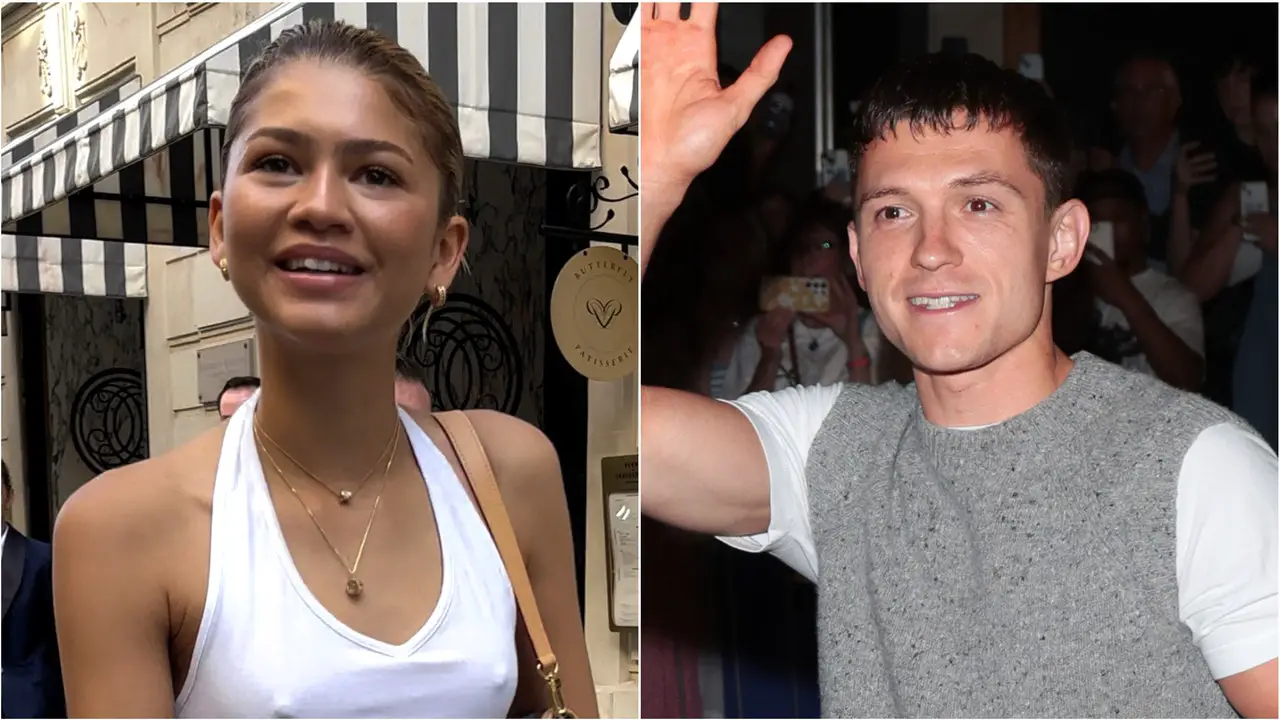 Zendaya Just Made Culottes Look Chill While Coordinating White Tank Tops With Tom Holland