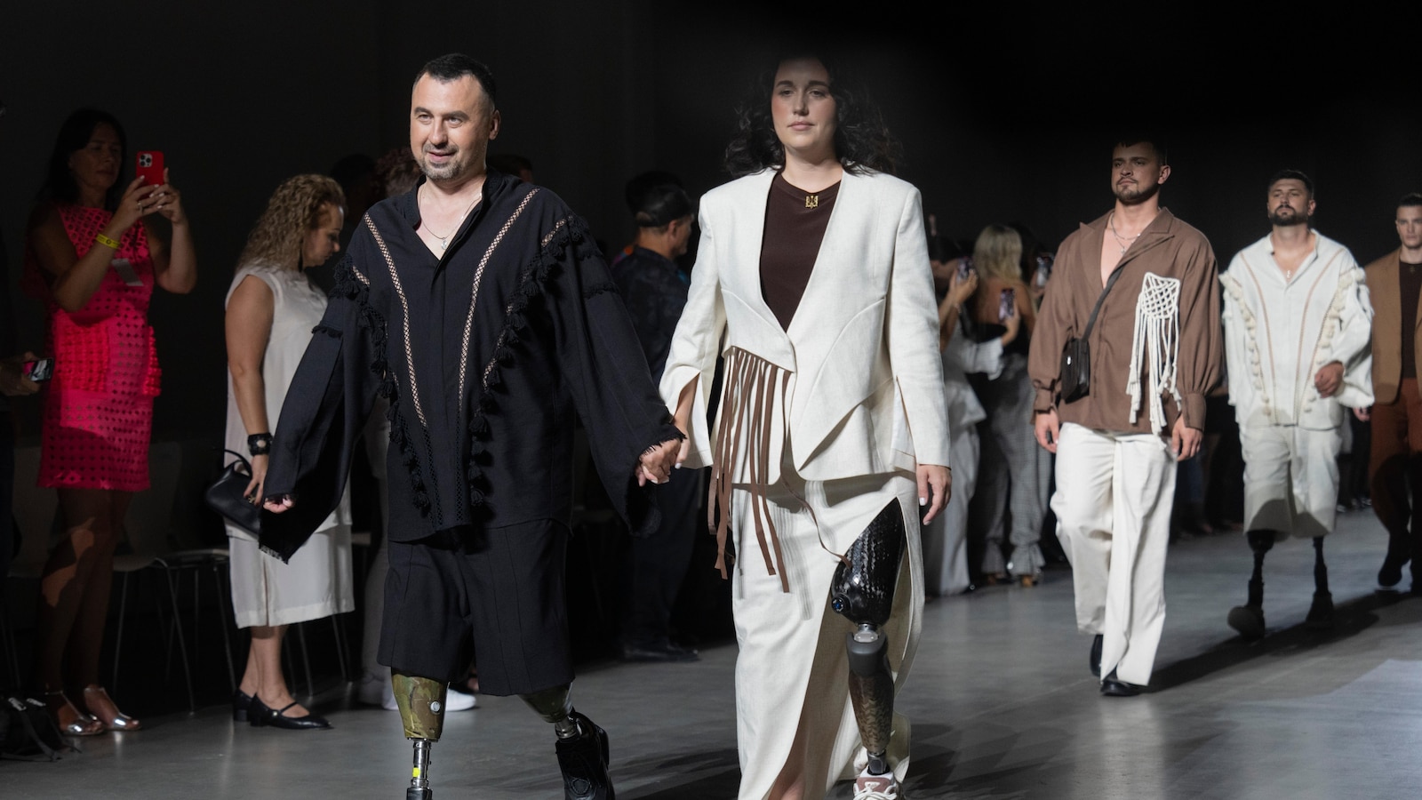 Wearing prosthetics, Ukraine war veterans take to the runway as fashion week returns