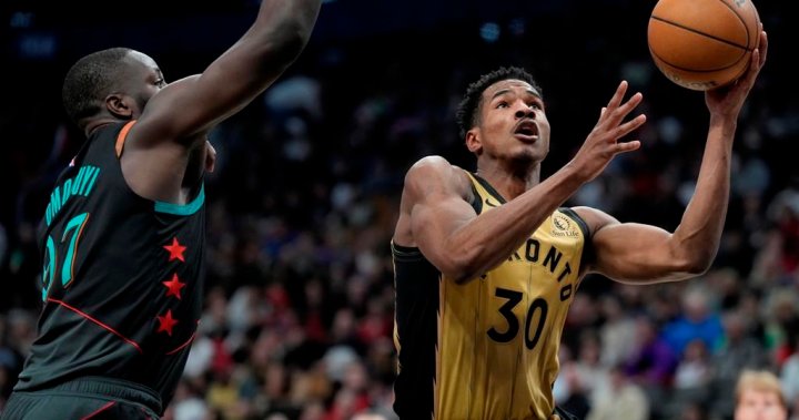 Ochai Agbaji stands tall defensively for Raptors