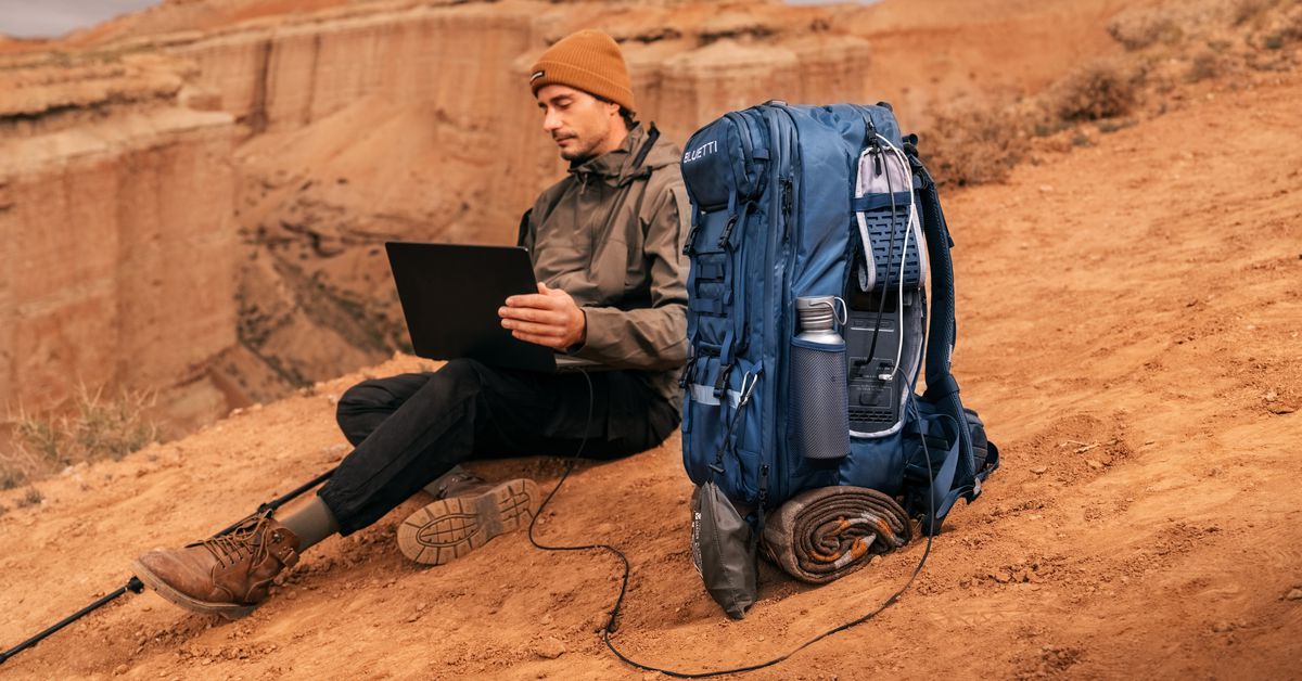 This backpack solar generator can help you ignore nature