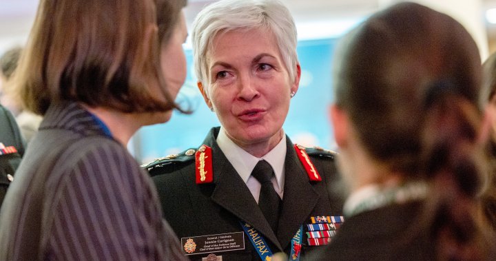 Canada’s military head defends women’s role in combat against U.S. comments – National