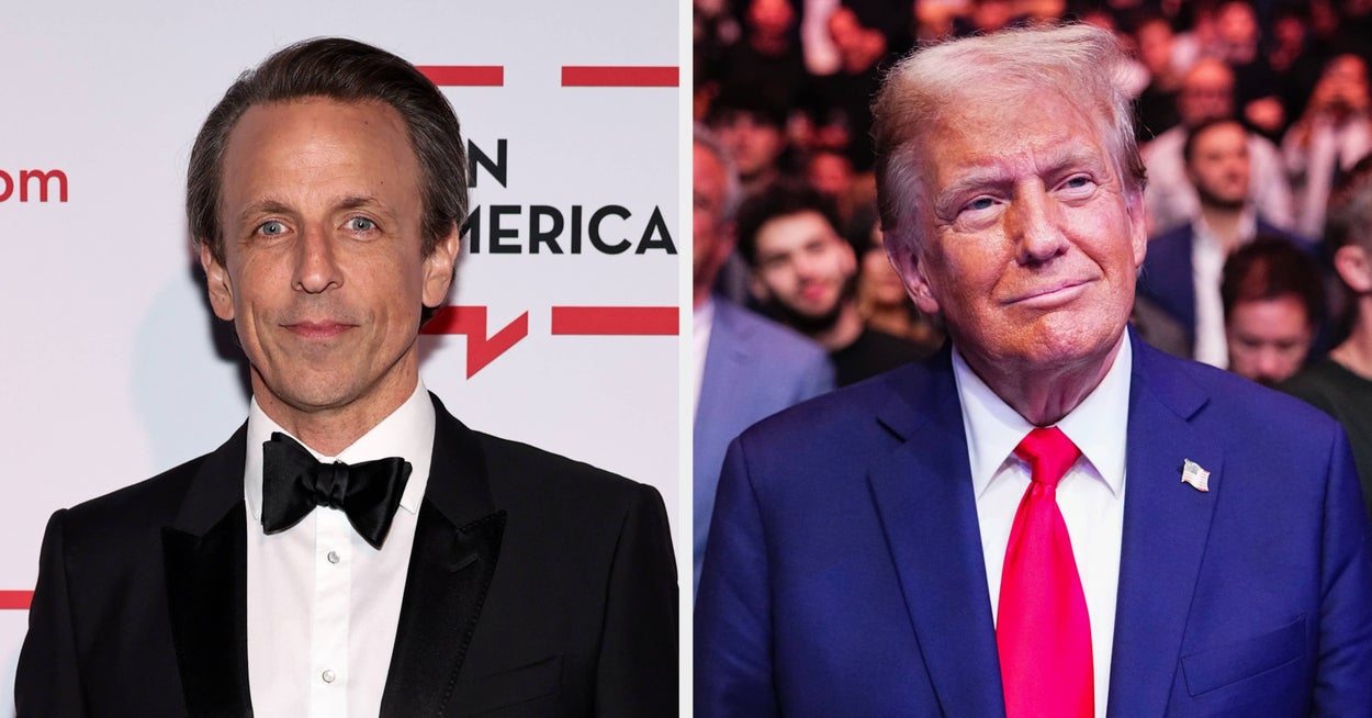 "What The F**k Is Wrong With You?": Seth Meyers Just Spotted A "Crazy" Detail In Donald Trump's New Post