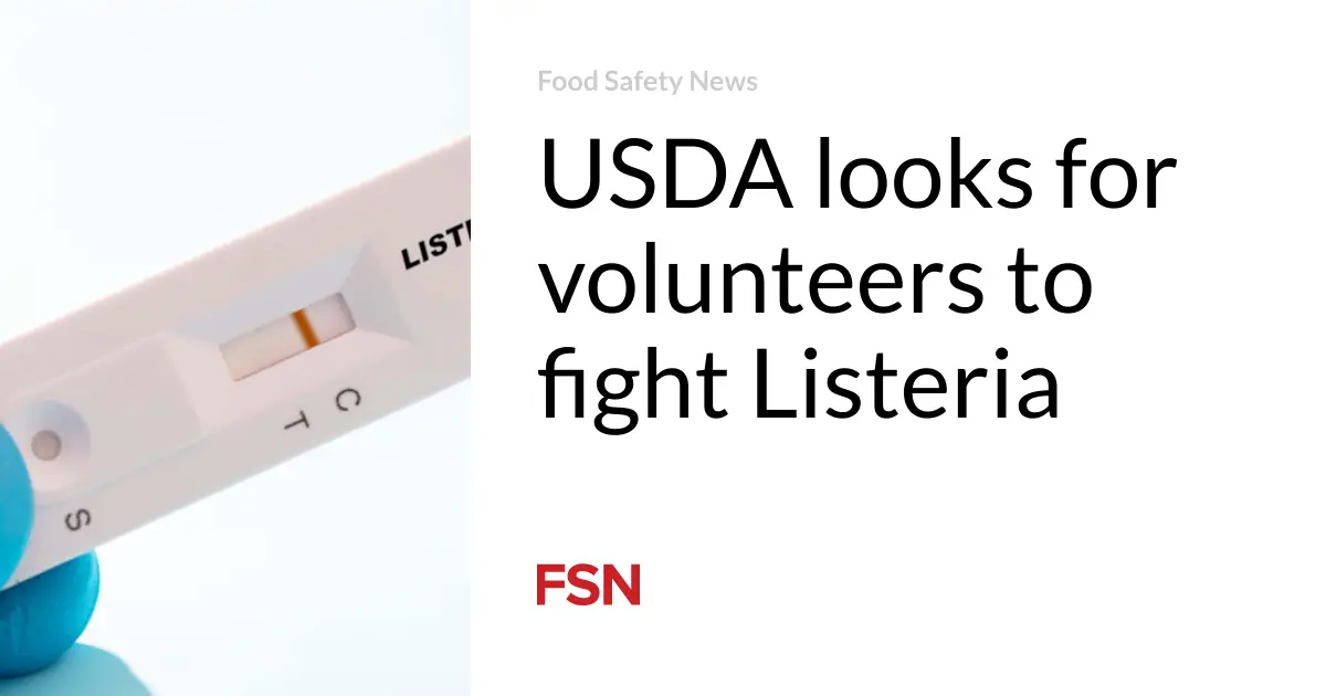 USDA looks for volunteers to fight Listeria