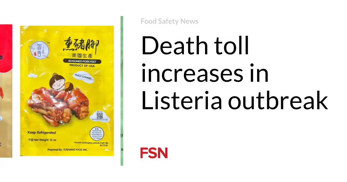 Death toll increases in Listeria outbreak